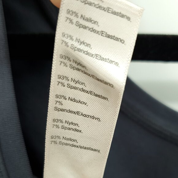 NWT SPANX Long Sleeve Bodysuit Scoop Neck FS6015 Sz L Steel Gray - Picture 15 of 16